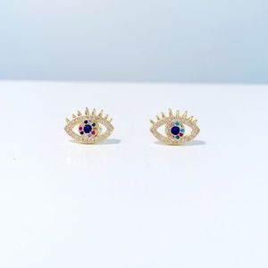 Evil Eye Earring Set